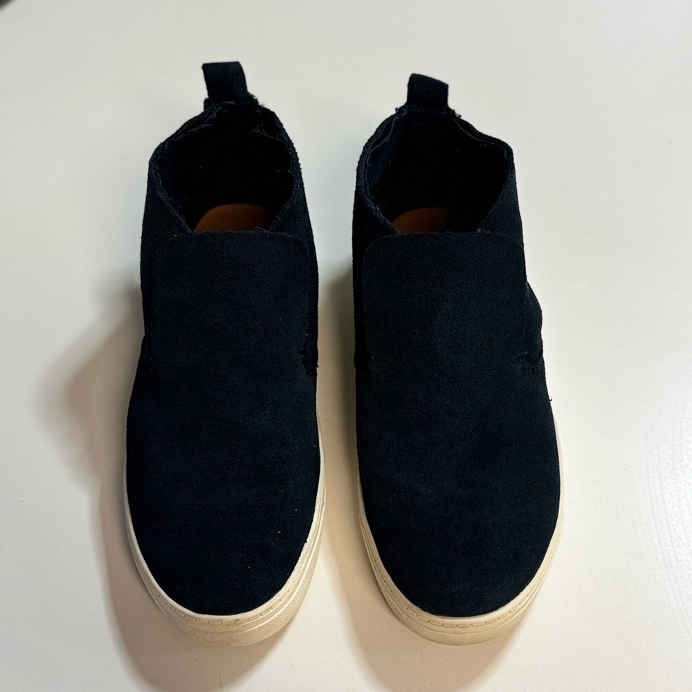 Target Black Leather Slip-On Shoes